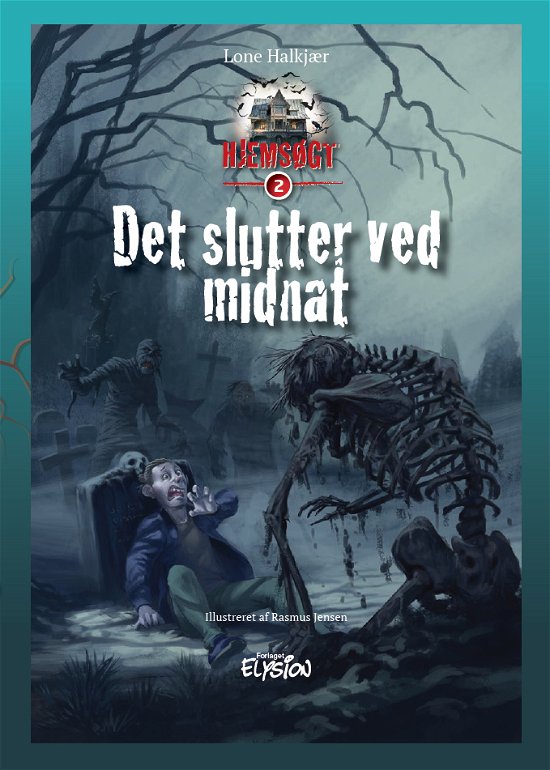 Cover for Lone Halkjær · Hjemsøgt: Det slutter ved midnat (Gebundenes Buch) [1. Ausgabe] (2019)