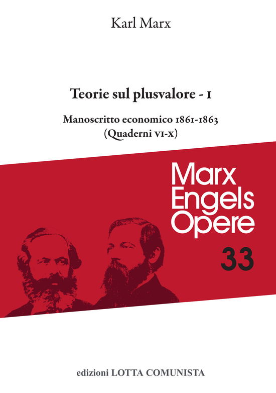 Cover for Karl Marx · Opere #33/1 (Bok)