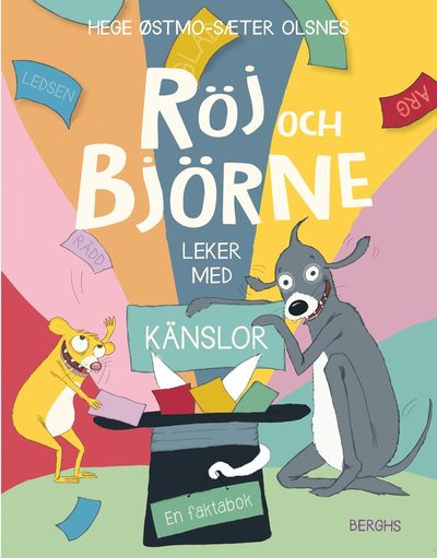 Cover for Hege Østmo-Sæter Olsnes · Röj och Björne leker med känslor (Hardcover Book) (2023)