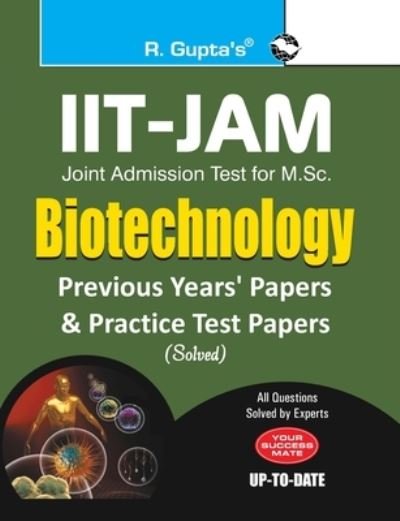 Cover for R. Gupta · Iit-Jam Joint Admination Test for M.SC. Biotechnology (Pocketbok) (2020)