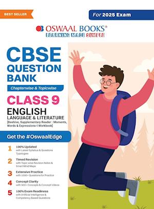 Cover for Oswaal Editorial Board · CBSE Question Bank Chapterwise and Topicwise SOLVED PAPERS_Class 9_ENGLISH Language &amp; LITERATURE_For Exam 2024-25 (Book) (2023)