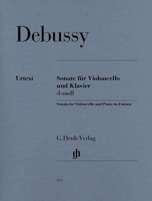 Cover for Debussy · Sonate f.Violoncello u.Kl.HN633 (Book) (2018)