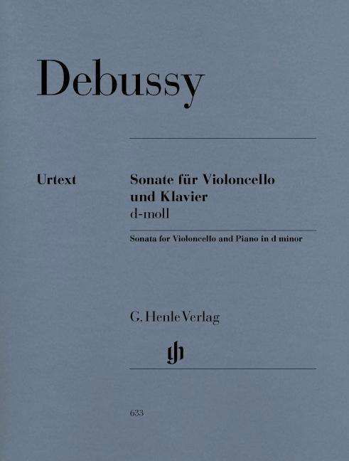 Sonate f.Violoncello u.Kl.HN633 - Debussy - Bøker - SCHOTT & CO - 9790201806334 - 6. april 2018