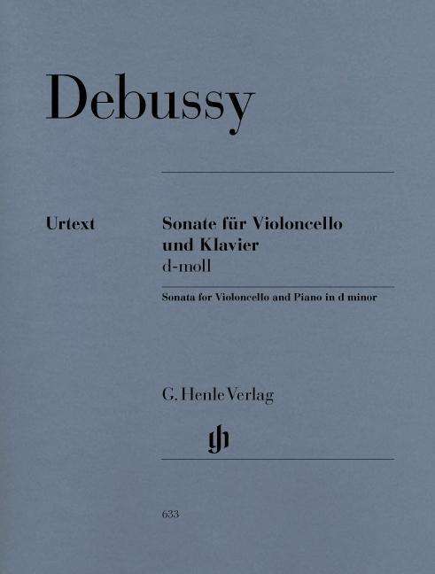 Sonate f.Violoncello u.Kl.HN633 - Debussy - Livros - SCHOTT & CO - 9790201806334 - 6 de abril de 2018