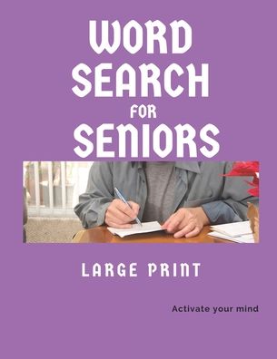 Cover for Marion Cotillard · Large Print Word Search for Seniors (Paperback Book) (2020)