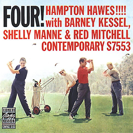 Cover for Hampton Hawes · Four! With Barney Kessel, Shelly Manne &amp; Red Mitchell (Contemporary Records Acoustic Sounds Series) (LP) (2022)