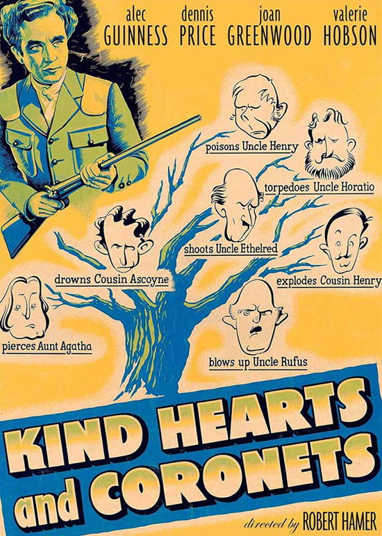 Cover for Kind Hearts &amp; Coronets (1949) (DVD) [Special edition] (2019)