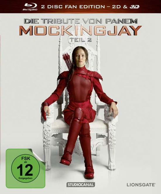 Cover for Lawrence,jennifer / Hutcherson,josh · Tribute Von Panem,die-mockingjay Teil 2 3d/fa (Blu-Ray) [Fan edition] (2016)