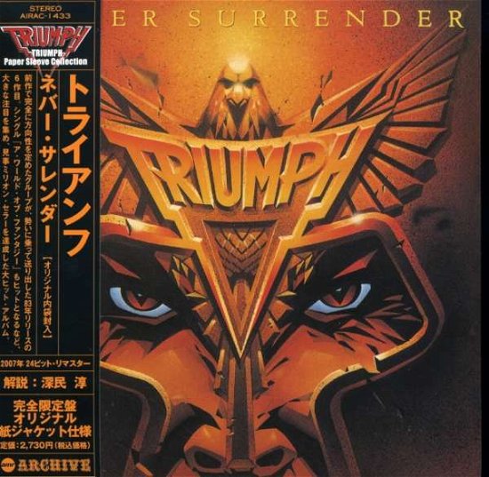 Cover for Triumph · Never Surrender (Mini LP Sleeve) (CD) [Japan Import edition] (2008)