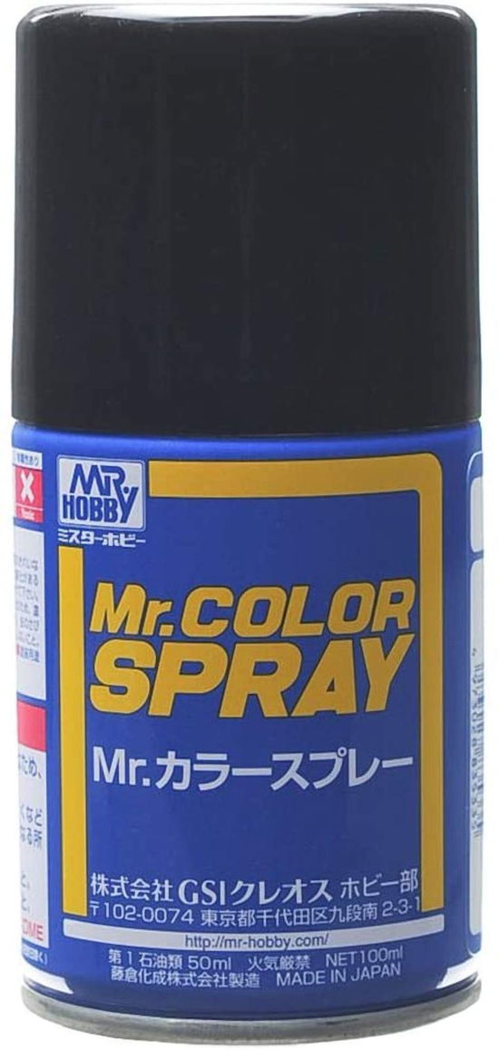 Cover for Mr. Hobby · Mr. Color Spray 100 Ml Black (Legetøj)