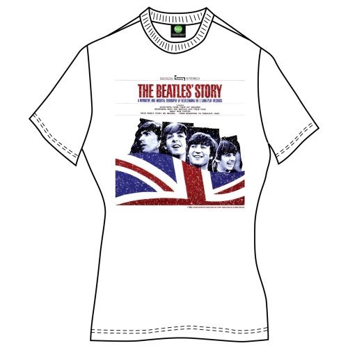 Cover for The Beatles · The Beatles Ladies T-Shirt: The Beatles Story (T-shirt) [size L] [White - Ladies edition]