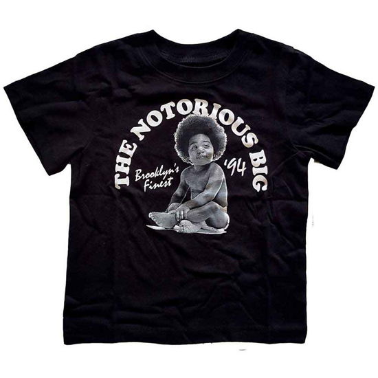 Cover for Biggie Smalls · Biggie Smalls Kids Toddler T-Shirt: Baby (3 Years) (T-shirt) [size 3-4yrs] [Black - Kids edition]