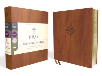 Cover for Zondervan · NRSV, Holy Bible, XL Edition, Leathersoft, Brown, Comfort Print (Læderbog) (2019)