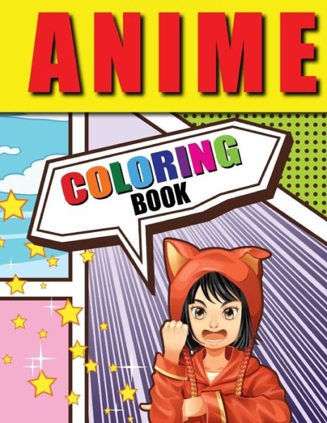 Cover for Amelia Sealey · Anime Coloring Book (Paperback Book) (2021)