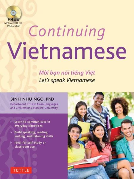 Cover for Dr. Binh Nhu Ngo · Continuing Vietnamese: Let's Speak Vietnamese (Mp3 Audio CD Included) (Paperback Book) (2015)