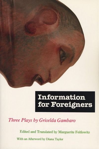 Cover for Griselda Gambaro · Information for Foreigners: Three Plays (Pocketbok) (1992)
