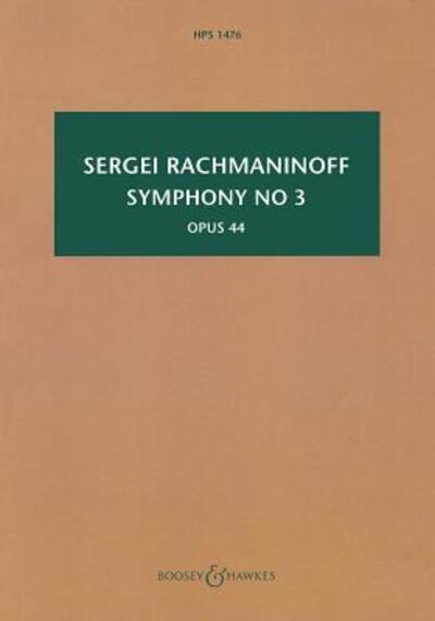 Cover for Sergei Rachmaninoff · Symphonie Nr. 3 Op. 44 (Book) [Japan edition] (2014)