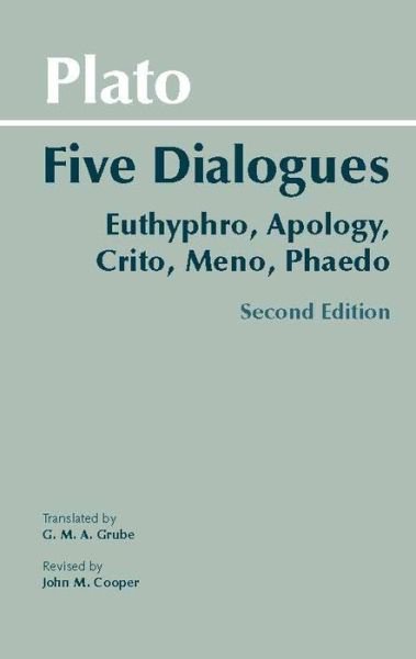Cover for Plato · Plato: Five Dialogues: Euthyphro, Apology, Crito, Meno, Phaedo - Hackett Classics (Pocketbok) [Second Edition,2 edition] (2002)
