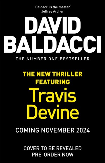 Cover for David Baldacci · To Die For (Hardcover bog) (2024)