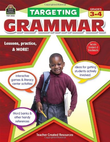 Cover for Teacher Created Resources Staff · Targeting Grammar Grades 3-4 (Paperback Bog) [Csm edition] (2009)