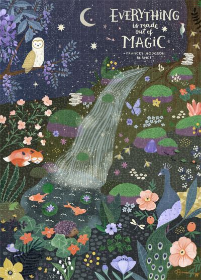 Cover for Astrid Van Der Hulst · Everything Is Made Out of Magic 1,000-Piece Puzzle (Flow): for Adults Families Picture Quote Mindfulness Game Gift Jigsaw 26 3/8” x 18 7/8” (Bok) (2021)