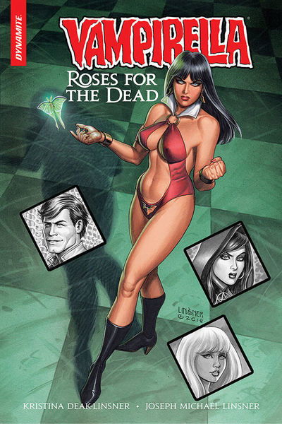 Cover for Kristina Deak-Linsner · Vampirella: Roses for the Dead HC (Hardcover Book) (2019)