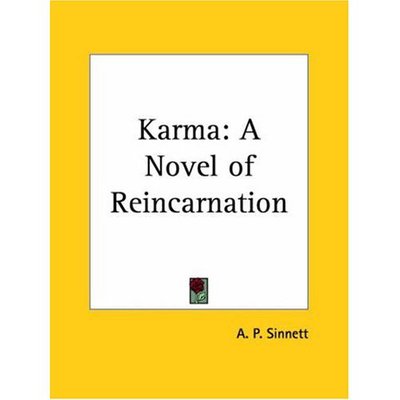 Cover for A. P. Sinnett · Karma: a Novel of Reincarnation (Paperback Book) [Facsimile edition] (1996)