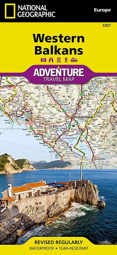 Cover for National Geographic · Western Balkans (Landkarten) (2022)