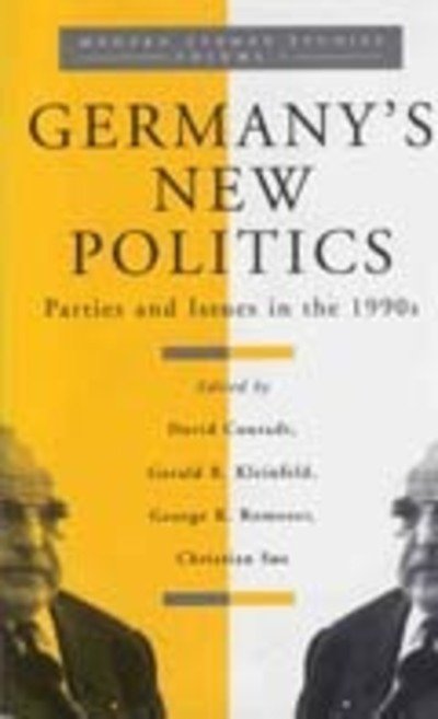 Cover for Germany's New Politics: Parties and Issues in the 1990s - Modern German Studies (Paperback Bog) (1995)