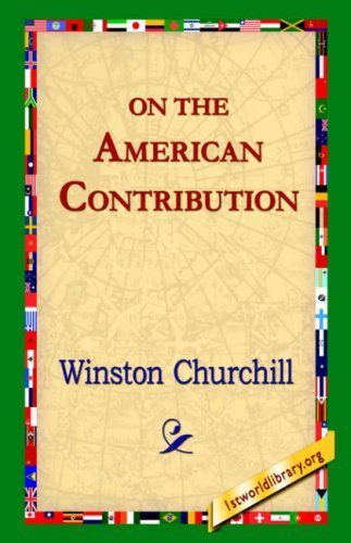 Cover for Winston Churchill · On the American Contribution (Paperback Bog) (2004)