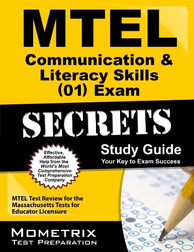Cover for Mtel Exam Secrets Test Prep Team · Mtel Communication &amp; Literacy Skills (01) Exam Secrets Study Guide: Mtel Test Review for the Massachusetts Tests for Educator Licensure (Pocketbok) [Pap / Psc St edition] (2023)