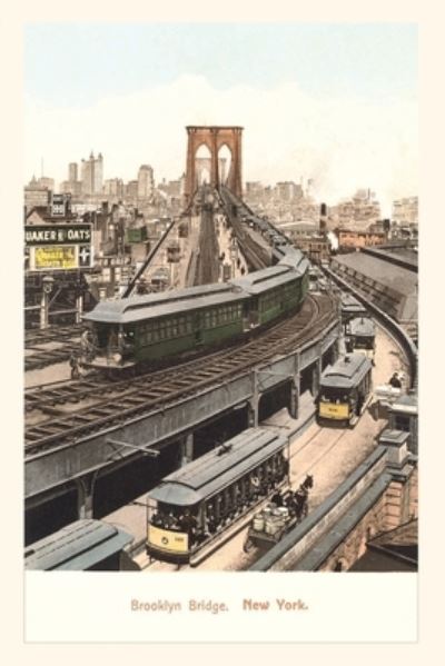 Cover for Found Image Press · Vintage Journal Brooklyn Bridge, Streetcars (Book) (2022)