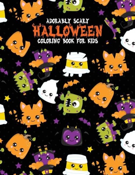 Cover for Festivity Day Press · Adorably Scary Halloween Coloring Book For Kids (Pocketbok) (2019)