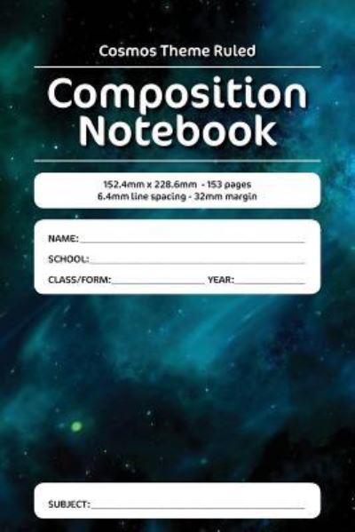 Cover for Luap Nottocs · Cosmos Theme Ruled Composition Notebook (Paperback Book) (2018)