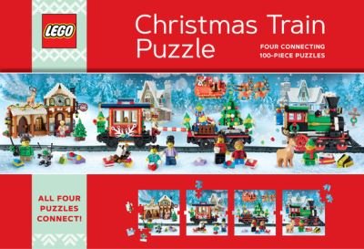 LEGO Christmas Train Puzzle: Four Connecting 100-Piece Puzzles - Lego - Brettspill - Chronicle Books - 9781797221335 - 26. oktober 2023