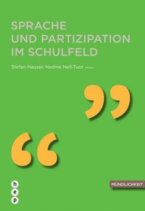 Cover for Hauser · Sprache und Partizipation im Sch (Bog)
