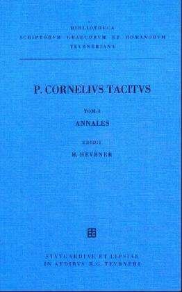 Libri Qui Supersunt, Tom. I Pb - Tacitus / Heubner - Books - The University of Michigan Press - 9783598718335 - 1994