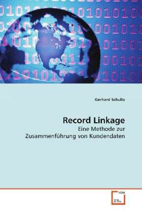 Cover for Schultz · Record Linkage (Book)