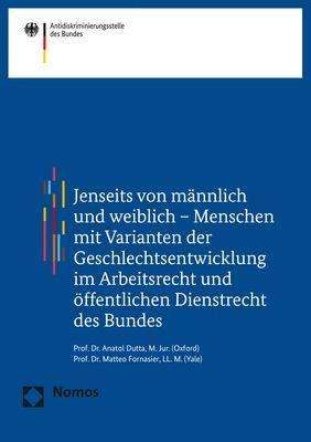 Cover for Dutta · Jenseits von männlich und weiblic (Book) (2020)