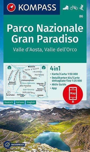 Kompass Wanderkarte: Gran Paradiso-Valle d`Aosta - Mair-Dumont / Kompass - Books - Kompass - 9783990448335 - May 29, 2020