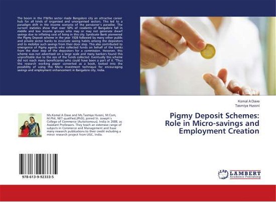 Cover for Dave · Pigmy Deposit Schemes: Role in Mic (Bok)