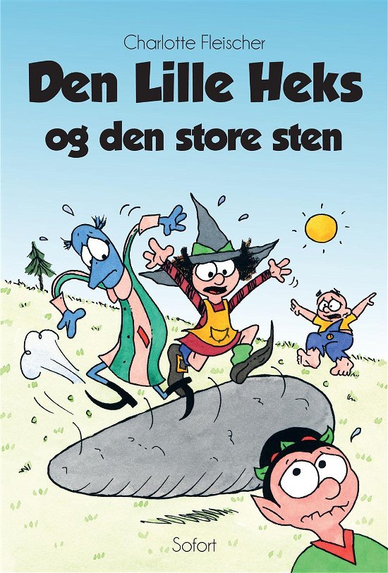 Cover for Charlotte Fleischer · Den Lille Heks og den store sten (Bound Book) [1º edição] (2017)
