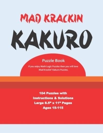 Cover for Round Fellow Publishing · Mad Krackin' Kakuro (Paperback Book) (2021)