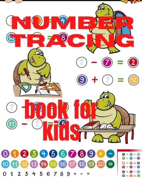 Cover for Pious Man · Number Tracing Book for Kids (Taschenbuch) (2020)