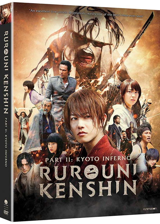 Cover for Rurouni Kenshin Part Ii: Kyoto (DVD) (2016)