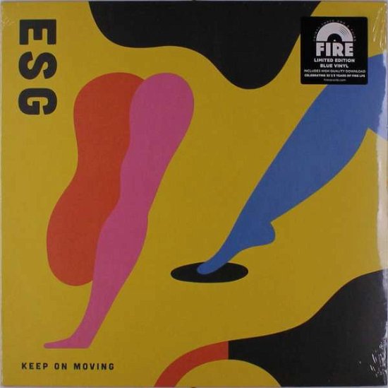 Cover for Esg · Keep on Moving (Blue Vinyl) (LP) [Coloured edition] (2017)