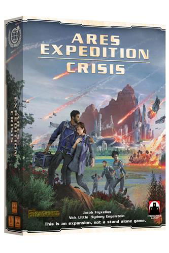 Cover for Terraforming Mars: Ares Expedition · Terraforming Mars: Ares Expedition - Crisis Expansion (SPIEL)