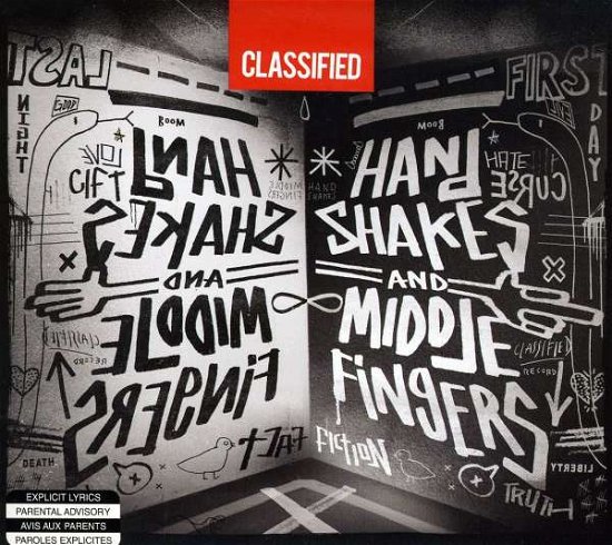 Cover for Classified · Hand Shakes &amp; Middle Fingers (CD) (2011)