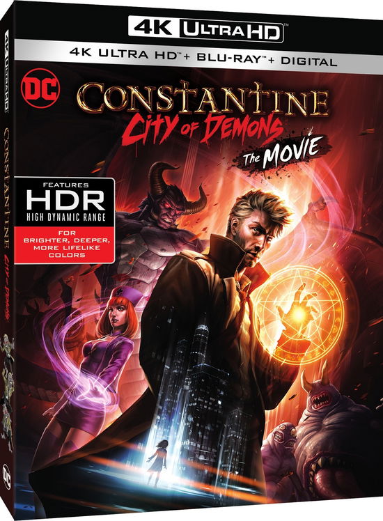 Cover for Constantine: City of Demons - the Movie (4K UHD Blu-ray) (2018)