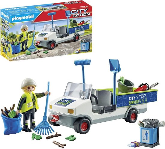 Cover for Playmobil · Playmobil City Action Electrische Straatveegmachine - 71433 (Leksaker)